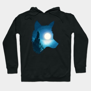 Midnight Wolf Hoodie